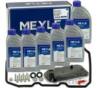 MEYLE Teilesatz Ölwechsel Automatikgetriebe 014 135 0213 Hydraulikfilter für Mercedes A/B‑Klasse