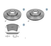MEYLE PD-BREMSENSET 280mm VORNE passend für MERCEDES CITAN W415
