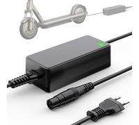 Mezelon E Scooter Ladegerät, Ladekabel 54.6V 2A Kompatibel mit Xiaomi 4 Pro Max, 4 Pro Plus, 5 Max, für Segway MAX G3/ ZT3/ ZT3 Pro/ F3/ F3 Pro/ GT3, 48V Akku Elektro Scooter Schnellaufladen