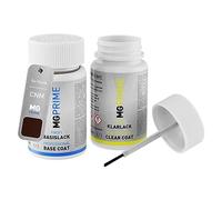MG PRIME Autolack Lackstift Set für Dacia CNM Brun Vision Nacre Metallic/Quarzit-Braun Metallic Basislack Klarlack je 50ml