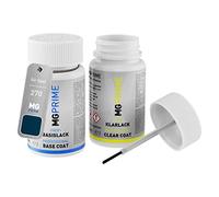 MG PRIME Autolack Lackstift Set für Opel 270 / 24L/PZ Spektralblau Mica Metallic Basislack Klarlack je 50ml
