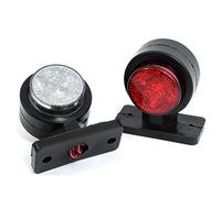 MGF 2 x LED LKW Begrenzungsleuchten Positionsleuchten Anhänger Rot Weiß 12V 24V 2 Farbe