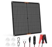 MHPOWOS Solarmodul-Batterieladegerät 30W 12V Erhaltungsladegerät für Auto Boat