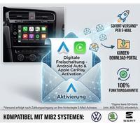 MIB2 CARPLAY & ANDROID AUTO Freischaltung | VW Skoda Seat | SOFORT-DOWNLOAD