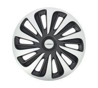 MICHELIN 9121 Radkappe 35,6 cm (14") Acrylnitril-Butadien-Styrol (ABS) Schwarz, Silber 4 Stück(e)