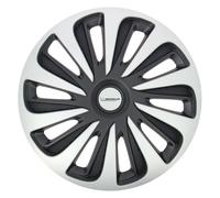 MICHELIN 9121 Radkappe 35,6 cm (14") Acrylnitril-Butadien-Styrol (ABS) Schwarz, Silber 4 Stück(e)