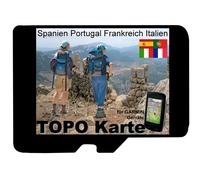 microSD ✔TOPO Karte für GARMIN ✔ FRANKREICH Spanien ITALIEN Portugal Biking ✔