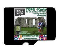 microSD Topo Karte GARMIN Schottland UK England IRLAND Skandinavien BaseCamp GPS