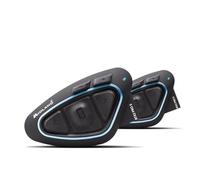 Midland BTX2 Pro S Twin C1414.04, Duo Bluetooth-Kommunikationssystem für Motorradfahrer, IPX6 Wasserdichtes Helm-Headset, Geräuschunterdrückung, 8 Personen, 23h Akku, 800 m, Integriertes UKW Radio
