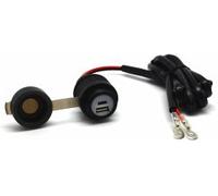 Albrecht Doppel USB Bord-Steckdose beleuchtet