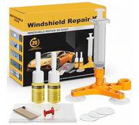 Miioto Windshield Repair Kit,Steinschlag Reparaturset,Windschutzscheibe Reparaturset,Steinschlag Reparaturset Windschutzscheibe Verwendet für Rissen/Sternförmigen Rissen-Praktisches Glas Reparatur Set
