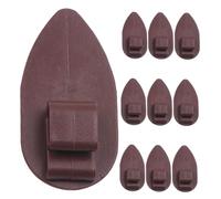Mikinona 10 Stück Teiliges Rutsch Clips für Autofußmatten Design zur Sicheren Befestigung und von Bodenmatten für Mehr und Sauberkeit im Fahrzeug