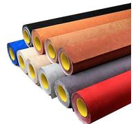 Mikrofaserstoff Folie Selbstklebend Premium - Wildleder Optik Stretch Stoff - Car Wrapping Folie (Hellbeige/Elfenbein, 2 m x 1,42 m)