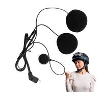 Mimoqk Motorradhelm-Headset, Gegensprechanlage mit Kommunikationsmikrofon für Audio, wasserdicht, 10-polig, für Fahren, Reisen, Radfahren, Jugendliche, Erwachsene