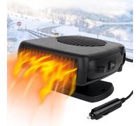 Mineup 12V 150W Autoheizung, 2 In 1 Auto Heizung Defroster, Auto Heizlüfter, Anti-Beschlag Aut-Heizung, Ventilator Autoheizung für KFZ Wohnmobil LKW Wohnwagen