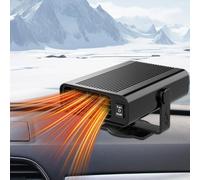 Mineup 12V 150W Autoheizung, 2 In 1 Auto Heizung Defroster, Auto Heizlüfter, Anti-Beschlag AUT-Heizung, Ventilator Autoheizung für KFZ Wohnmobil LKW Wohnwagen