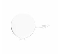 MINGRUILIHAI für Ford Fiesta 2012-2017 Auto Frontstoßstange Abschlepphaken Abdeckung, Abschleppöse Haken Abdeckung Kappe ABS Schleppen Anhänger Deckel,A/White