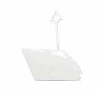 MINGRUILIHAI für VW Tiguan 2012-2017 Auto Frontstoßstange Abschlepphaken Abdeckung, Abschleppöse Haken Abdeckung Kappe ABS Schleppen Anhänger Deckel,A/White