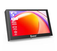 Mini 5-Zoll-Monitor HDMI/VGA/AV/BNC-Video Bildschirm 5V 2A CCTV Car PC Display