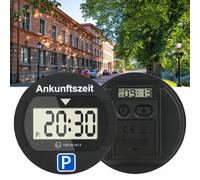 Mini Elektronische Parkscheibe Digitale Parkuhr mit Zulassung selbstklebend DHL