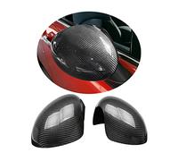 MINI F54-F60 2014-Vor Juni 2019, Kohlefaser Muster Spiegelkappen Dekoration, Autotür Seitenspiegelabdeckungen Für Mini Cooper F-Serie F54 F55 F56 F57 F60(Carbon-Muste, Kein Aussenspiegel Beleuchtung)