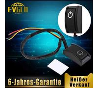 Mini Schalter DC 12V Beleuchtet Auto-DIY-klebeschalter Mit Weißem Led Licht DE