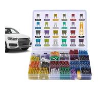 Mini-Sicherungs-Set, 120-teilig, Sortiment für Kfz-Sicherungen, Mini-Flachsicherungen für Wohnwagen, LKW, Marine, Motorrad, Crimp-Terminals, elektrische Steckverbinder