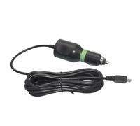 Mini-USB-Ladekabel fürs Auto, 3,5 m, DC 5 V, 2 A, Auto-Netzadapter mit LED für Garmin Nuvi GPS-Dashcam-Kamera, Schwarz