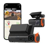 Mio Dashcam Auto Vorne Hinten 4K /1080P, STARVIS 2, Super Nachtsicht, Dashcam Auto Kabellos herunterladen, GPS, Dashcam mit Parküberwachung (24/7), HDR-Aufnahme, 3 Jahre Garantie (Mio MiVue 955WD Pro)