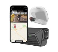 Mio Dashcam Motorrad Vorne Hinten kabellos mit akku 4,5 Stunden, dashcam motorradhelm mit Schutzart IP67, 2.5K HDR,GPS, Wi-Fi, 60fps, App-Steuerung, 3 Jahre Garantie (MiVue MP30)