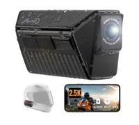 Mio MiVue MP30 Motorrad Dashcam Vorne Hinten, Kabellos, IP67, 2.5K HDR | 4,5 Std. Akku, GPS, WiFi, 60fps, App-Steuerung, Helmmontage, 3 Jahre Garantie