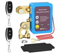 MIOLOE Drahtlose Fernbedienung Auto Isolator Schalter,12V/24V Batterie Trennschalter 240A,Kill Switch Anti-Diebstahl Automatische Abschaltung Batterietrennschalter (Standard)