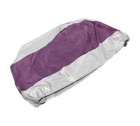 Mipcase Motorradabdeckung XL Wasser und UV Beständig aus Lila Silbernem Material Kratzfeste Elektromobil Schutzhülle für Outdoor Staubdicht und Kompakt für Einfache Mitnahme