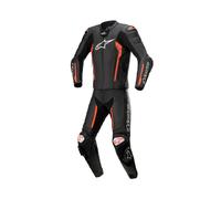 Missile V2 2PC Lederkombi zweiteiler Schwarz Rot-Fluo, 48 48 schwarz rot-fluo