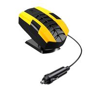 Missmisq Tragbare Heizung Für Auto | Auto Enteiser Entnebler | 12V Schnellheizung Elektrisch Tragbar 360 Grad Schwenkbar Für Wohnmobile LKW Windschutzscheibe Winter