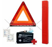 Mit 2x FFP2: Kombi PKW Auto Verbandskasten Warndreieck ERSTE HILFE Verbandszeug