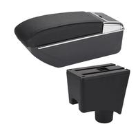 Mittelarmlehne Armlehne Für Dacia Für Sandero Für Logan 2 Armlehnen Autobox Aufbewahrungszubehör(D2 black line No USB)