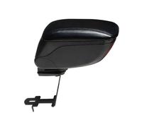 Mittelarmlehne Armlehne Mittelkonsole für Citroen C3 2009-2017 PU-Leder Schwarz