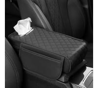 Mittelarmlehne Auto Kissen für Audi Q3 2013-2018 | Polster Abdeckung Leder Memory Schaum Zubehör Schutz Innenraum Papiertuchbox Armauflage Erhöhung Tasche Aufbewahrung