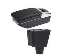 Mittelarmlehne Für Dacia Für Logan 2 Für Dokker Auto Armlehne Box Lagerung Innen Retrofit Zubehör(A black line No USB)