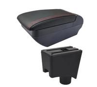 Mittelarmlehne Für Dacia Für Sandero Für Logan 2 Armlehnen Autobox Aufbewahrungszubehör Nachrüstteile Innenausstattung(F Red line No USB)