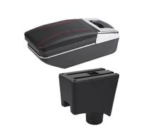 Mittelarmlehne Für Dacia Für Sandero Für Logan 2 Armlehnen Autobox Aufbewahrungszubehör Nachrüstteile Innenausstattung(A red line NO USB)