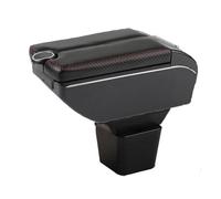 Mittelarmlehne Für Daihatsu Für Terios Armlehnenbox Staufach Armlehnenverstärkung Erhöhung Der Innenausstattung Nachrüstteil(B-Black red line)