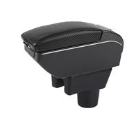 Mittelarmlehne Für Mitsubishi Für Mirage Für Space Für Star Für Attrage Für Atrez Armlehnenbox Stauraum Armlehnenverstärkung Erhöhung Innenraumdetails Nachrüstteil(A-Black black line)