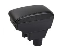 Mittelarmlehne Für Mitsubishi Für Mirage Für Space Für Star Für Attrage Für Atrez Armlehnenbox Stauraum Armlehnenverstärkung Erhöhung Innenraumdetails Nachrüstteil(D-Black white line)