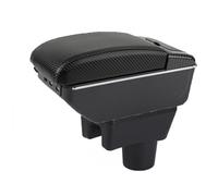 Mittelarmlehne Für Mitsubishi Für Mirage Für Space Für Star Für Attrage Für Atrez Armlehnenbox Stauraum Armlehnenverstärkung Erhöhung Innenraumdetails Nachrüstteil(F-Black black line)