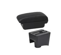 Mittelarmlehne Für POLO Für Mk5 6R 2010-2018 Auto Armlehne Box Lagerung Nachrüstung Mittelkonsole Armlehne(B1 Black white 3USB)
