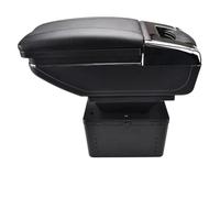 Mittelarmlehnenbox Für Opel Für Astra Für Corsa Für Mokka Tigra Zafira Meriva Mittelkonsole Drehbare Armlehne Ablagefach Armlehne Auto(Black Thread)