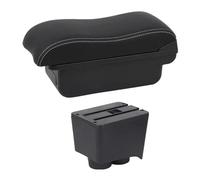 Mittelarmlehnenbox Mit Staufach Für Die Mittelkonsole, Innenausstattung Für VW Für Polo 9N 3 Mk4 2002 2003 2004-2010 Armlehnenzubehör(B2 White Line)