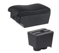 Mittelarmlehnenbox Mit Staufach Für Die Mittelkonsole, Innenausstattung Für VW Für Polo 9N 3 Mk4 2002 2003 2004-2010 Armlehnenzubehör(E2 Black Line)